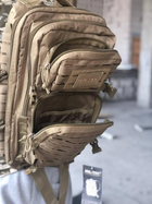 Военный тактический штурмовой рюкзак MIL-TEC из Германии койот для военных ЗСУ - зображення 14