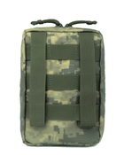 Аптечка військова тактична Medical Kit-1 (без наповнення) ТМ Signal, підсумок український піксель (зелений) - зображення 3