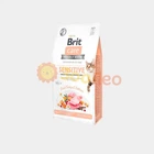 Сухой корм для кошек Brit Care Cat GF Sensitive Digestion & Delicate Taste для привередливых с индейкой и лососем