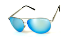 Очки защитные открытые Global Vision Aviator-4 (blue) синие - изображение 1