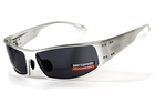 Очки защитные открытые Global Vision BAD-ASS-2 Silver (gray), серые - изображение 1