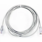 Патч-корд кат. 5е, 26AWG Slim, D4мм, RJ45-RJ45, сірий, 3 м, U-UTP, LSZH, Corning