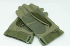 Тактичні рукавички, захисні, військові рукавички L Олива - зображення 2