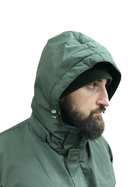 Тактическая куртка хаки всу мужская, зимняя утепленная с капюшоном Размер 48-50 рост 167-179 - изображение 2