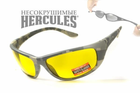 Очки защитные открытые Global Vision Hercules-6 Digital Camo (yellow) желтые - изображение 1