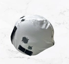 Кавер маскировочный с креплением под очки зимний армейский, MOLLE System, белый "клякса", размер L - изображение 2