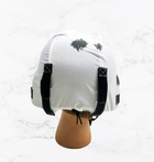 Кавер маскировочный с креплением под очки зимний армейский, MOLLE System, белый "клякса", размер L - изображение 5