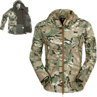 Тактическая куртка на флисе SOFT SHEL мультикам XXL - изображение 1