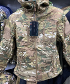 Тактическая куртка на флисе SOFT SHEL мультикам XXL - изображение 2
