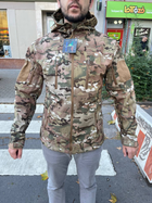 Тактическая куртка на флисе SOFT SHEL мультикам XXL - изображение 4