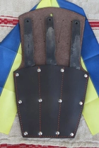 Набор ножей метательных " Ветер" ручной работы с чехлом - изображение 3