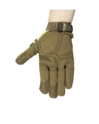 Перчатки тактические военные-армейские PROTECTOR с защитой костяшек кулака дышащие, боевые L Multicam BMCP39770-1 - изображение 3