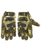Перчатки тактические военные-армейские PROTECTOR с защитой костяшек кулака дышащие, боевые XL Multicam BMCP39770-2 - изображение 5