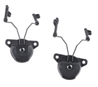 Кріплення для активних навушників FMA EX Headset and Helmet Rail Adapter Set GEN1 BK Black - зображення 6