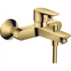 Cмеситель для ванны однорычажный с коротким изливом HANSGROHE Talis E золото латунь 71740990