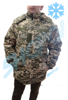 Куртка бушлат зимний военный, бушлат зимовий куртка військова піксель ЗСУ, розмір 48, Bounce OS-JI-0048 - изображение 2