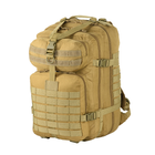 Тактичний штурмовий військовий рюкзак ES Tactics 40L літрів Койот 52x32x27 (9005) - зображення 2