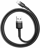 Кабель Baseus Cafule Cable Lightning 1m 2.4A Black