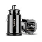 Авто Адаптер BASEUS Grain 2USB 3.1A CCALL-ML01
