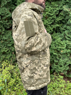 Куртка-бушлат военная мужская тактическая ВСУ (ЗСУ) Пиксель 8721 50 размер хаки - изображение 6