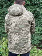 Куртка-бушлат военная мужская тактическая ВСУ (ЗСУ) Пиксель 8722 54 размер хаки - изображение 7