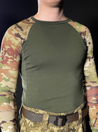 Рашгард тактичний UFB Clothing олива / мультикам NATO XL (56 розмір) - зображення 2