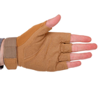 Тактичні рукавички без пальців військові армійські для риболовлі полювання із захистом TACTICAL (BC-8811) L - зображення 3