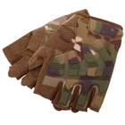 Міцні військові рукавички тактичні армійські рукавички без пальців відкриті TACTICAL Камуфляж Multicam (BC-8808) XL - зображення 6