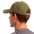 Бейсболка тактическая кепка мужская классическая с надписью SWAT Tactical Хлопок Оливковая (6844) - изображение 4