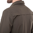 Мужская тактическая военная рубашка оливковая с длинным рукавом Pro Tactical непромокаемая Полиэстер Оливковая (7188) XL - изображение 3