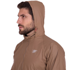 Легкая мужская ветровка куртка непромокаемая весенняя осенняя спортивная тактическая Pro Tactical Хаки (3448) XL - изображение 5
