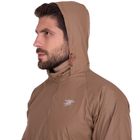 Легкая мужская ветровка куртка непромокаемая весенняя осенняя спортивная тактическая Pro Tactical Хаки (3448) L - изображение 5