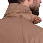 Легкая мужская ветровка куртка непромокаемая весенняя осенняя спортивная тактическая Pro Tactical Хаки (3448) L - изображение 8