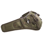 Маленькая поясная тактическая сумка бананка на пояс через плечо военная SILVER KNIGHT Оливковая (175) - изображение 3