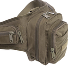 Маленькая поясная тактическая сумка бананка на пояс военная SILVER KNIGHT Оливковая (9400) - изображение 5