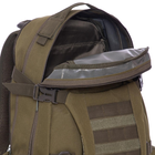 Рюкзак тактический штурмовой для военных охоты рыбалки SILVER KNIGHT 25 л Оливковый (TY-9396) - изображение 7