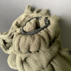 Теплі флісові рукавиці зимові тактичні без пальців з відкидним верхом Zepma Оливковий (п-фл1) - зображення 9