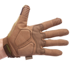 Тактические перчатки военные с закрытыми пальцами и накладками Механикс MECHANIX MPACT Камуфляж (BC-5622) XL - изображение 3