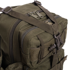 Рюкзак тактический военный патрульный SILVER KNIGHT 12 л Нейлон Оксфорд 900D Оливковый (TY-5386) - изображение 5