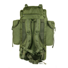 Тактический туристический армейский рюкзак 75 литров олива Кордура 900 ден. Армия рыбалка туризм 155 SV - изображение 3