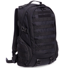 Тактичний рюкзак військовий штурмовий SILVER KNIGHT 16 л Нейлон Оксфорд 40 х 26 х 15 см Чорний (TY-9332) - зображення 1