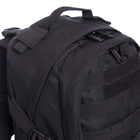 Тактичний рюкзак військовий штурмовий SILVER KNIGHT 16 л Нейлон Оксфорд 40 х 26 х 15 см Чорний (TY-9332) - зображення 6