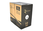 Кабель КВП UTP-cat.6 (4*2*0.54), Ritar, (CU), для внутр. робіт, 305м, White, Corton BOX, Q2