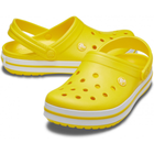 Сабо Crocs Crocband Clog 44 р 28.4-29 см Лимонные с белым 11016-7B0-M11/W13 Lemon/White