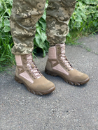 Берцы мужские тактические ShoesBand Песочные Натуральный сверхпрочный нубук 41 (27 см) (S84151) - изображение 2