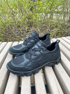 Кросівки чоловічі тактичні ShoesBand Чорні Натуральна шкіра з текстильною сіткою 44 (29,0 см) (S84141) - зображення 4