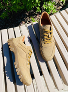 Кросівки чоловічі тактичні ShoesBand Пісочні Натуральний нубук + перфорована шкіра з німецької шкіряною підкладкою 46 (30-30,5 см) (S38011) - зображення 7