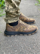 Кросівки чоловічі тактичні ShoesBand Коричневі Натуральний нубук з текстильної сіткою 42 (27,5-28 см) (S32001-1) - зображення 1