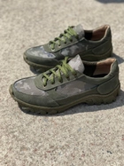 Кроссовки женские тактические ShoesBand Хаки Натуральный нубук с текстильной сеткой 38 (24,5-25 см) (S32011) - изображение 6