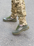 Кросівки жіночі тактичні ShoesBand Хакі Натуральний нубук з текстильної сіткою 40 (26 см) (S32011) - зображення 2